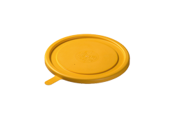 Nắp nhựa cho bát đựng súp/salad/món tráng miệng (màu vàng)
